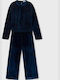 Kids Sweatpants Set Cypress Green 2pcs