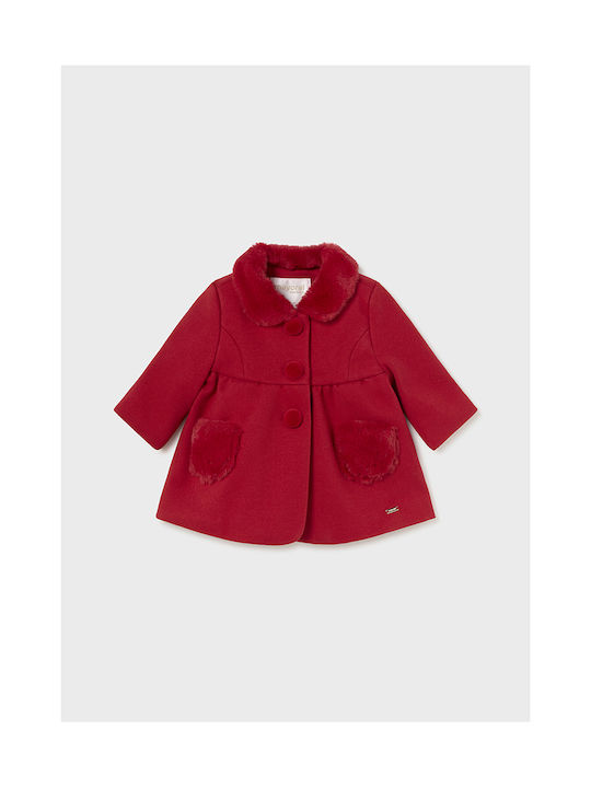 Mayoral Kids Coat Red