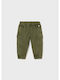 Pantaloni Cargo din Material Textil pentru Copii Verde