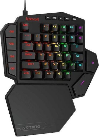Redragon K585 Diti Fără fir Gaming Tastatură Mecanică Keypad cu Outemu Brown comutatoare și iluminare RGB (Engleză US)