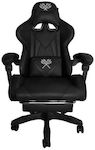 Aria Trade AT02424 Gaming Chair with Footrest Black