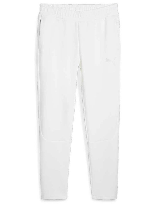 Puma Men's Sweatpants with Rubber White