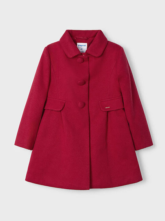Kids' Coat Long Cherry