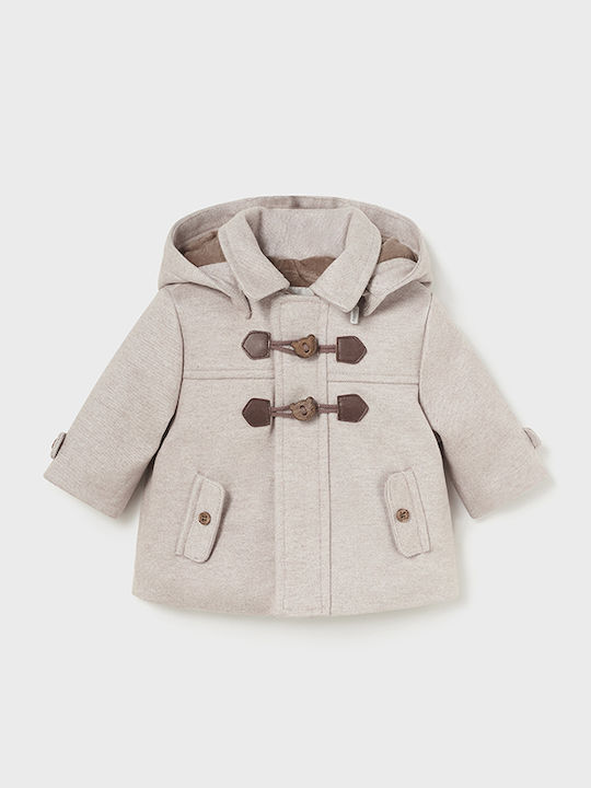 Kids' Coat Montgomery with Hood TAN