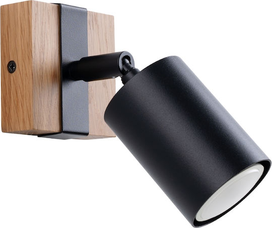 Sollux Monos Spot cu Soclu GU10 în Culoare Negru Sollux Monos Spot cu Soclu GU10 în Culoare Negru