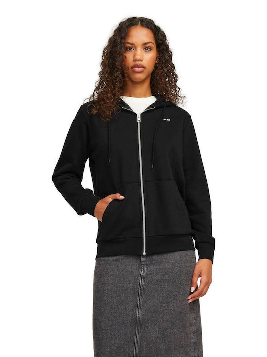 Jack & Jones Women's Hooded Cardigan BLACK