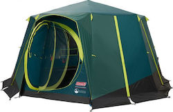Coleman Octagon Blackout Winter Campingzelt Grün für 8 Personen 396x396x215cm