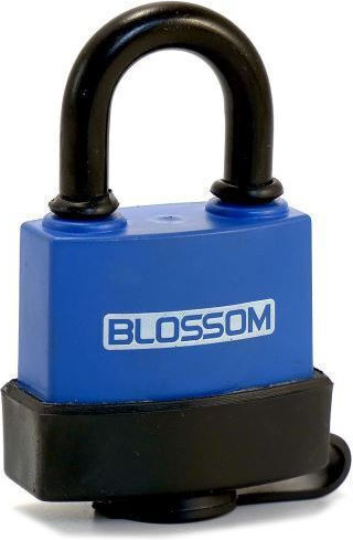 Blossom Лукето Заключване на скоба с ключ 55мм Blue 1бр