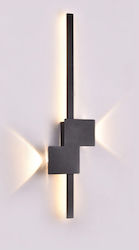 Inlight Lamp Wall LED Black 60cm