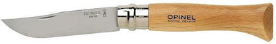 Opinel Knife Nº9 9 cm Stainless Steel Oak Wood