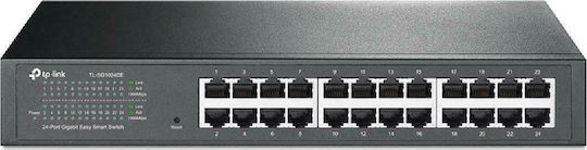 TP-LINK TL-SG1024DE Unmanaged L2 Switch with 24 Gigabit (1Gbps) Ethernet Ports
