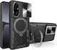 Techsuit Camguard Pro Задна корица Силикон Чере...
