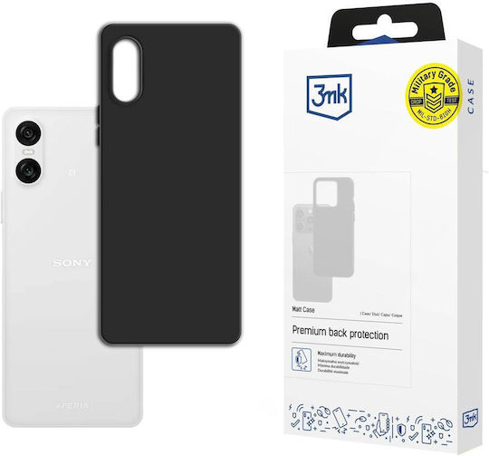 3MK Matt Back Cover Σιλικόνης 1.2mm Μαύρο (Xperia 10 VI)