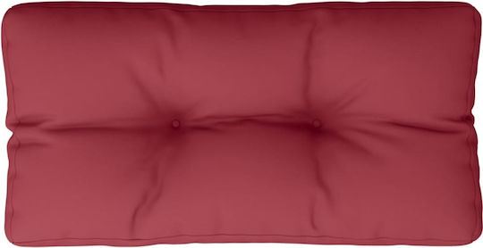 vidaXL Pernă Waterproof Pentru Bancă Perne Pentru Scaune De Grădină Burgundy Roșie 40x80cm