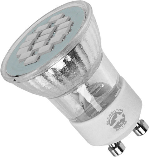 GloboStar GloboStar LED крушка 4W за фасунга GU10 и форма M35 Зелен 300лм