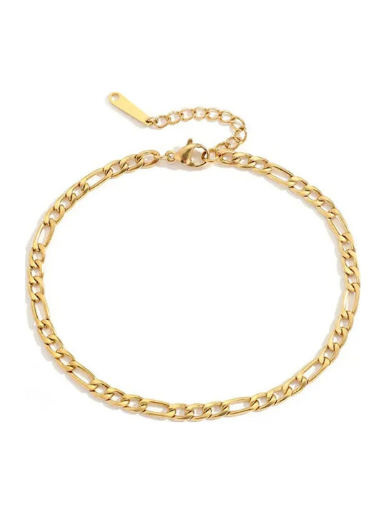 Callajewels Επιχρυσωμένη Αλυσίδα Ποδιού από Ατσάλι
