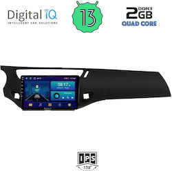 Digital IQ Car-Audiosystem für Citroen C3 / DS3 2009-2016 (Bluetooth/USB/WiFi/GPS) mit Touchscreen 9"