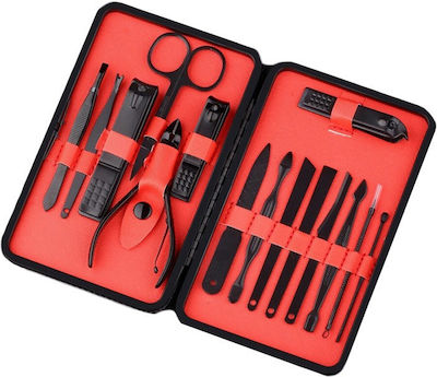 Professional Nail Care Set Case - 1061 - 16pcs - 739013 - 739013