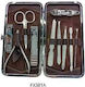 Professionelles Nagelpflegeset Etui – 381a – 10 Stück – 671031 – 671031