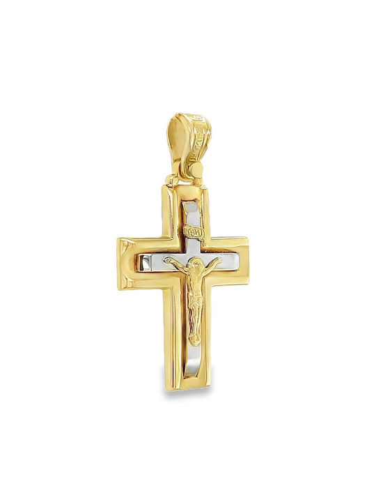 Xryseio Women's Gold Cross 14K