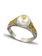 Dimitrios Exclusive Femeie Inel cu Perle din Argint