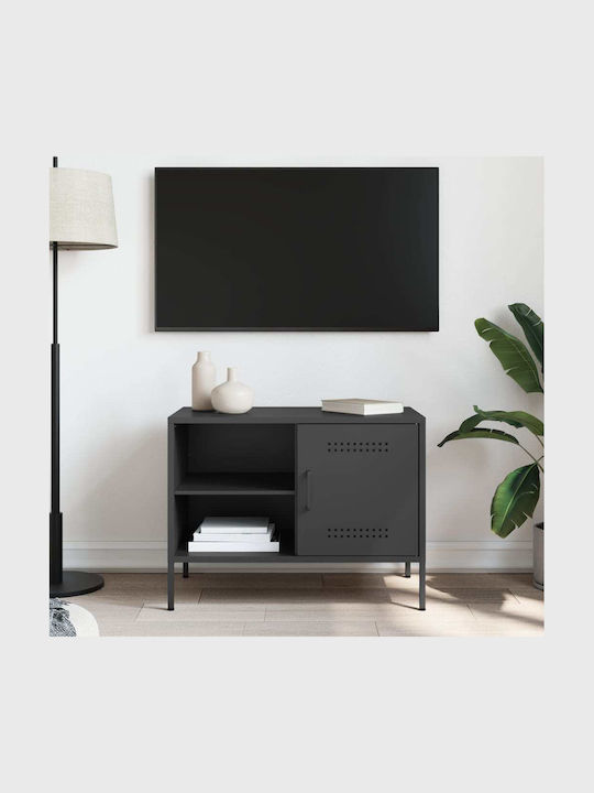 TV-Ständer Metall Schwarz M68xP39xH50.5cm