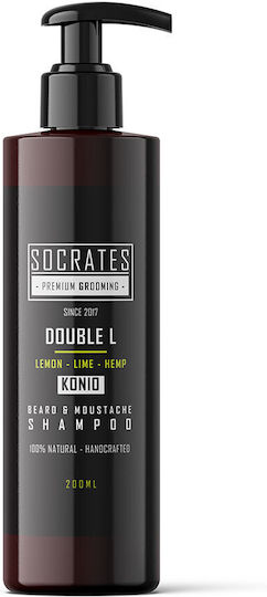 Socrates Premium Grooming Σαπούνι Περιποίησης για Γένια και Μουστάκι Double L Konio 200ml