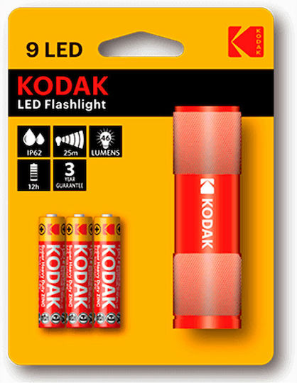 Kodak Φακός LED IP62 με Μέγιστη Φωτεινότητα 46lm