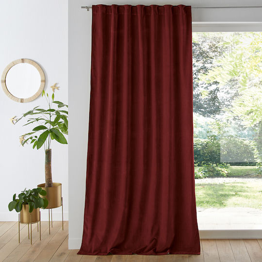 La Redoute Interieurs Perdea Cu Magazin Online Roșie 135x220 cm