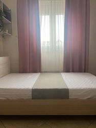 Bett-Läufer Hotel L200xW50cm. Γκρι/Μπεζ Ανοιχτό