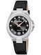 Festina Γυναικείο Ρολόι 33mm Μπαταρίας με Μαύρο Δερμάτινο Λουράκι