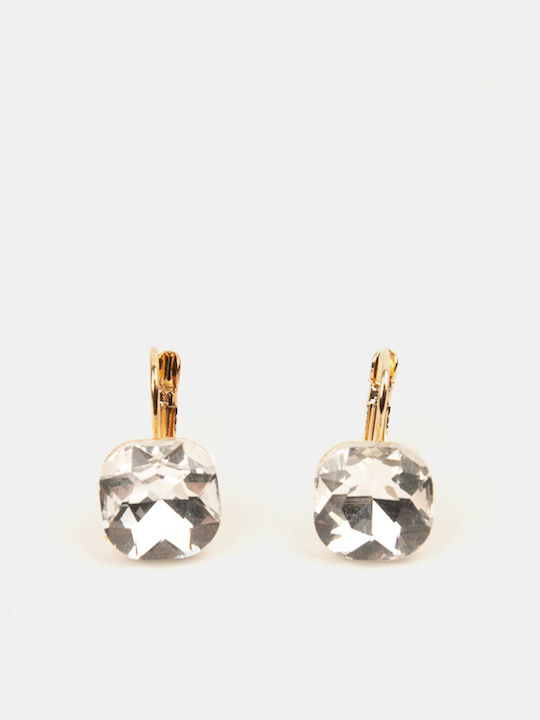 Rock Club Dangle Earrings with Stones