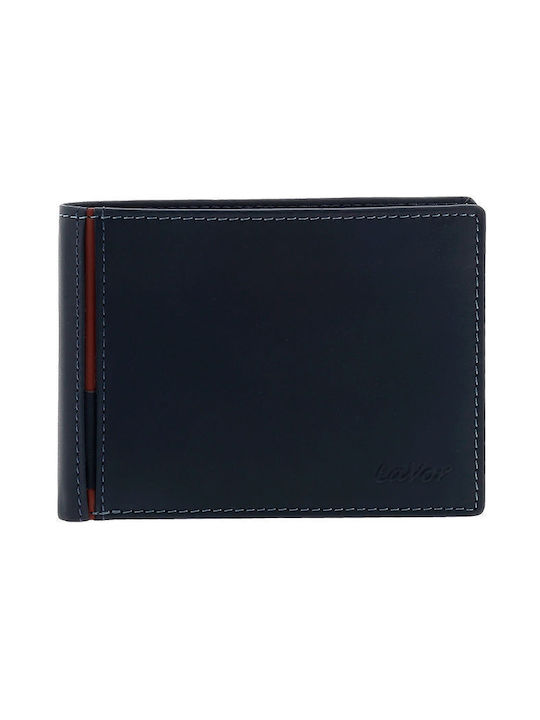 Lavor Men's Leather Wallet with RFID Blue