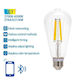 Aigostar Bec Smart LED și Formă ST64 Alb reglabil