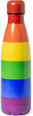 Pride Glass Thermos Metallic