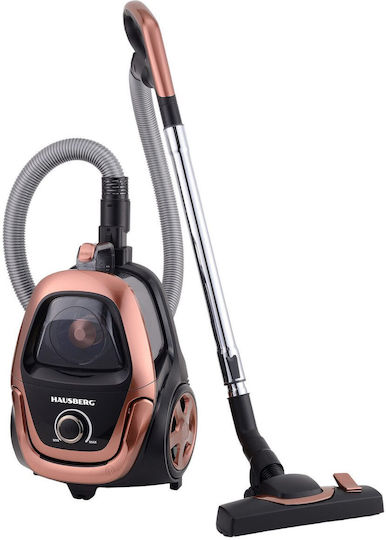 Hausberg HB2823AU Aspirator 1400W cu sac 2.5lt Aurie