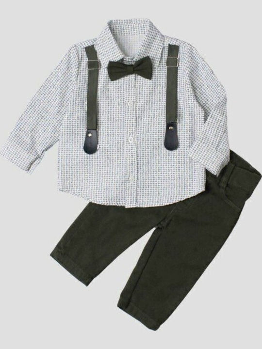 Kinder-Set mit Hose Winter 2Stück Gold