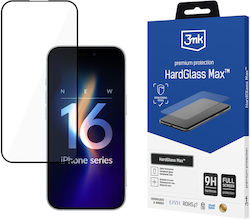 3MK Hardglass Max Black 0.3mm (Apple iPhone 16 Plus)
