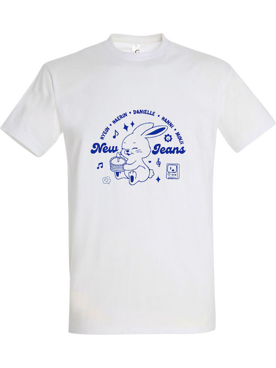 T-shirt Unisex " Newjeans Members Kpop " White