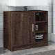 vidaXL Waschtisch mit Waschbecken L63xB29xH55cm Coffee