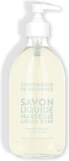 Compagnie De Provence Soft Jasmine Extra Pur Marseille Oil for Shower with Almond and Jasmine Scent 495ml