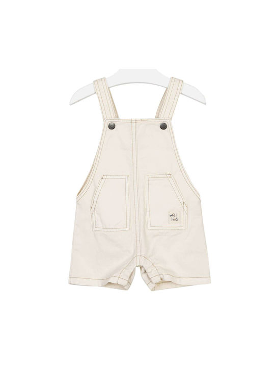 Losan Kids Denim Overall Ecru