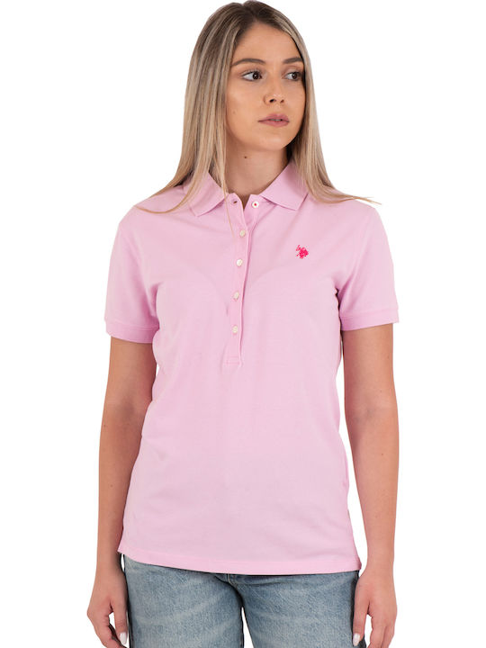 U.S. Polo Assn. Mya Women's Polo Blouse Pink