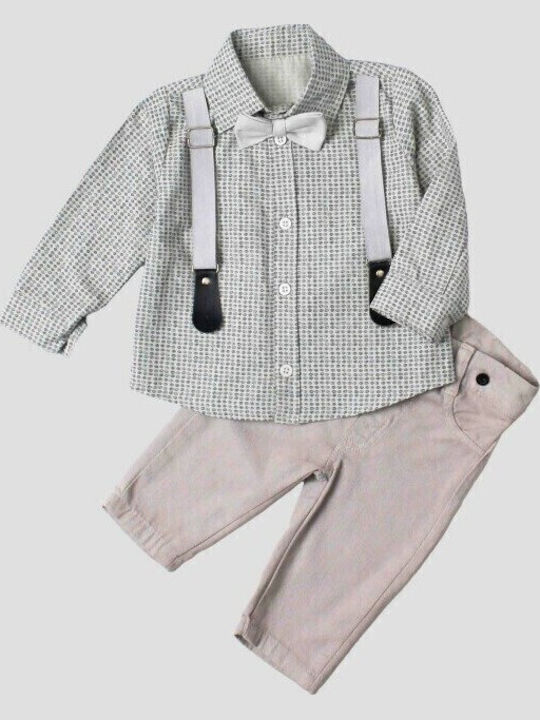 Gold Class Kinderbekleidungsset mit Hosen Grau 2 Stück
