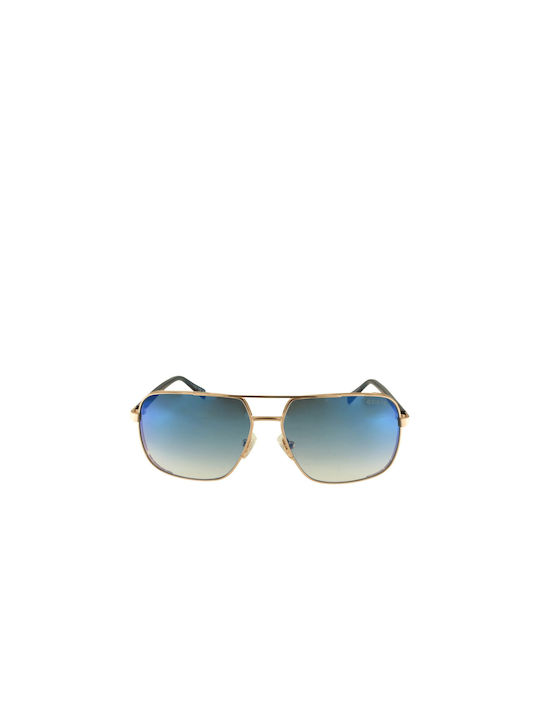 Guess Sunglasses with Gold Metal Frame and Multicolour Gradient Lens GU00119 28X
