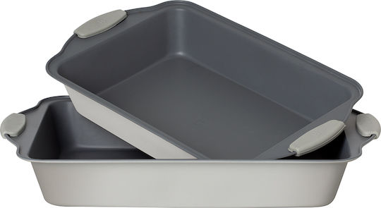 Berlinger Haus Baking Pan Made of Stainless Steel with Non-Stick Interior Coating 23x36cm 2 Pieces