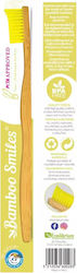 Bamboo Smiles Οδοντόβουρτσα Medium Κίτρινη