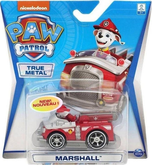 Spin Master Paw Patrol Mașinuță Vehicul Marshall True Metal Roșu 1:55 de Pompieri pentru 3+ Ani