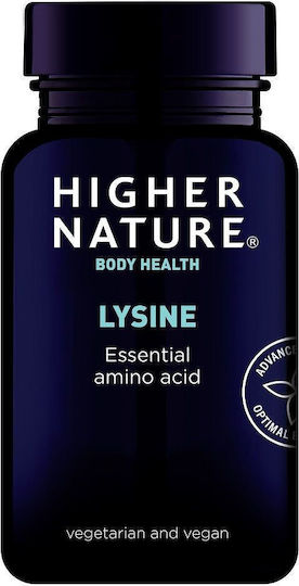 Higher Nature Lysine 500mg 90 Ταμπλέτες Natural