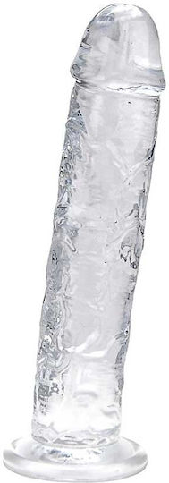 Loving Joy Realistic Dildo With Suction Cup Transparent 21.5cm